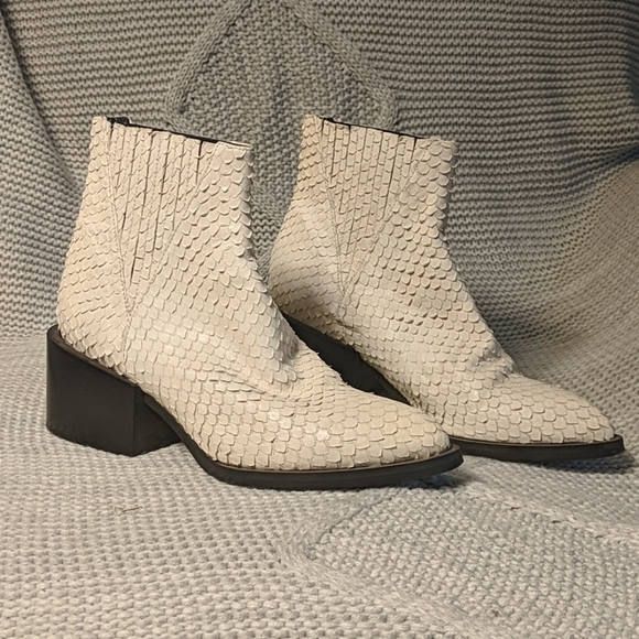 Steven By Steve Madden Shoes - Steven by Steve Madden "Joanne" snake booties